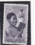 Sellos de Europa - Espaa -  enseñanza- RIO MUNI