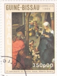 Stamps Guinea Bissau -  Nacimiento del niño Jesús-Alberto Durero