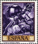 Stamps Spain -  ESPAÑA 1966 1710 Sello Nuevo Pintor José Mª Sert La Bola Mágica