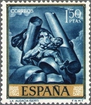 Stamps Spain -  ESPAÑA 1966 1715 Sello Nuevo Pintor José Mª Sert La Audacia