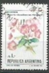 Sellos de America - Argentina -  Serie Flores Australes 1 Begonia SCOTT 1524 (0.65)