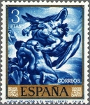 Stamps Spain -  ESPAÑA 1966 1717 Sello Nuevo Pintor José Mª Sert Jacob y el Angel