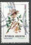 Stamps Argentina -  Serie Flores Australes 500 Notro Ciruelito SCOTT 1688 (0.40)