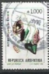 Stamps : America : Argentina :  Serie Flores Australes 1000 Patito SCOTT 1689 (0.25)