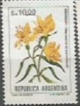 Stamps : America : Argentina :  Serie Flores Pesos Argentinos 10 Amancay SCOTT 1439 (0.80)