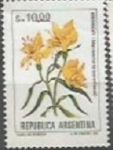 Sellos de America - Argentina -  Serie Flores Pesos Argentinos 10 Amancay SCOTT 1439 (0.80)