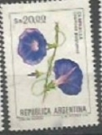 Stamps Argentina -  Serie Flores Pesos Argentinos 20 CampanillaSCOTT 1440