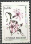 Sellos de America - Argentina -  Serie Flores Pesos Argentinos 1 Lapacho Negro SCOTT 1435