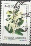Stamps Argentina -  Serie Flores Pesos Argentinos 0.30 Pata de Vaca SCOTT 1432