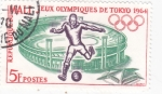 Stamps : Africa : Mali :  Olimpiada de Tokyo
