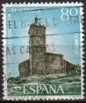 Stamps Spain -  ESPAÑA 1966 1720 Sello Centenario Guernica Iglesia de Luno Usado