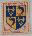 Stamps France -  Dauphine