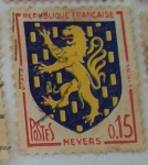 Stamps France -  Nevers