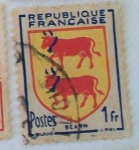 Stamps France -  Béarn