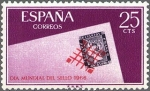 Stamps Spain -  ESPAÑA 1966 1723 Sello Nuevo Dia Mundial Del Sello Parrilla de Reus