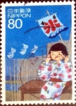 Stamps Japan -  Scott#3448a intercambio 0,90 usd  80 y. 2012