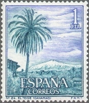 Stamps Spain -  ESPAÑA 1966 1731 Sello Nuevo III Serie Turistica El Teide Tenerife