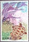 Stamps Japan -  Scott#2851e intercambio 1,00 usd  80 y. 2003