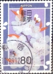 Stamps Japan -  Scott#2850e intercambio 1,00 usd  80 y. 2003