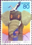 Stamps Japan -  Scott#2708 intercambio 0,40 usd  80 y. 1999