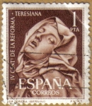 Stamps Spain -  Santa Teresa de BERNINI