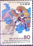 Stamps Japan -  Scott#2915 intercambio 1,10 usd  80 y. 2005
