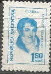 Stamps : America : Argentina :  BELGRANO SCOTT 1037 A