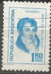 Sellos de America - Argentina -  BELGRANO SCOTT 1037 A