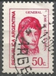 Stamps : America : Argentina :  SAN MARTIN SCOTT 1033