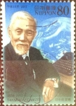 Stamps Japan -  Scott#2841 fjjf intercambio 1,00 usd  80 y. 2002