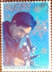 Stamps Japan -  Scott#2749 intercambio 0,40 usd  80 y. 2000