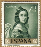 Stamps : Europe : Spain :  ZURBARAN - Santa Casilda