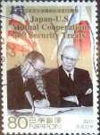 Stamps Japan -  Scott#3245 intercambio 0,90 usd  80 y. 2010
