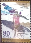 Stamps Japan -  Scott#2787 intercambio 0,40 usd  80 y. 2001