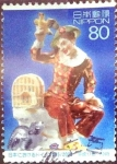 Stamps Japan -  Scott#2947f fjjf intercambio 1,00 usd  80 y. 2005