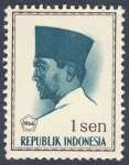 Stamps : Asia : Indonesia :  achmed sukarno 1966