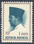 Sellos de Asia - Indonesia -  achmed sukarno 1966