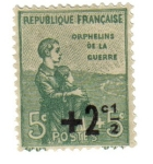Stamps : Europe : France :  Huérfanos de la guerra