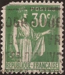 Stamps France -  Alegoría de la Paz  1932  30 cents