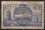 Sellos del Mundo : Europa : Francia : Visita de los Monarcas Británicos  28 junio 1938  1,75 Fr
