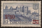 Stamps France -  Carcassonne  1941  2,50 Fr