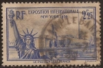 Stamps France -  Exposición Internacional, New York  1939  2,25 Fr