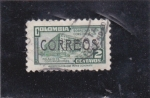 Sellos de America - Colombia -  -CORREOS-palacio de comunicaciones