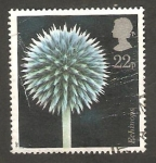 Stamps United Kingdom -  1257 - Flor echinops