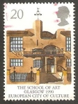 Stamps United Kingdom -  1457 - Escuela de Bellas Artes