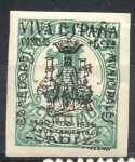 Stamps Spain -  ESPAÑA_SCOTT 8LB1 EMISION PATRIOTICA CADIZ. $0,2