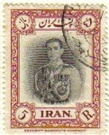Sellos del Mundo : Asia : Ir�n : IRAN 1950 Scott 940 Sello Retrato Sah Mohammad Reza Pahlavi Usado