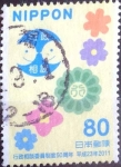Stamps Japan -  Scott#3321 intercambio 0,90 usd  80 y. 2011