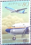 Stamps Japan -  Scott#2831 intercambio 1,00 usd  80 y. 2002