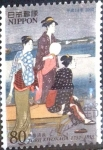 Stamps Japan -  Scott#2840 intercambio 1,00 usd  80 y. 2002